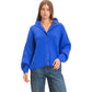 The High Plains Cardigan: Cobalt