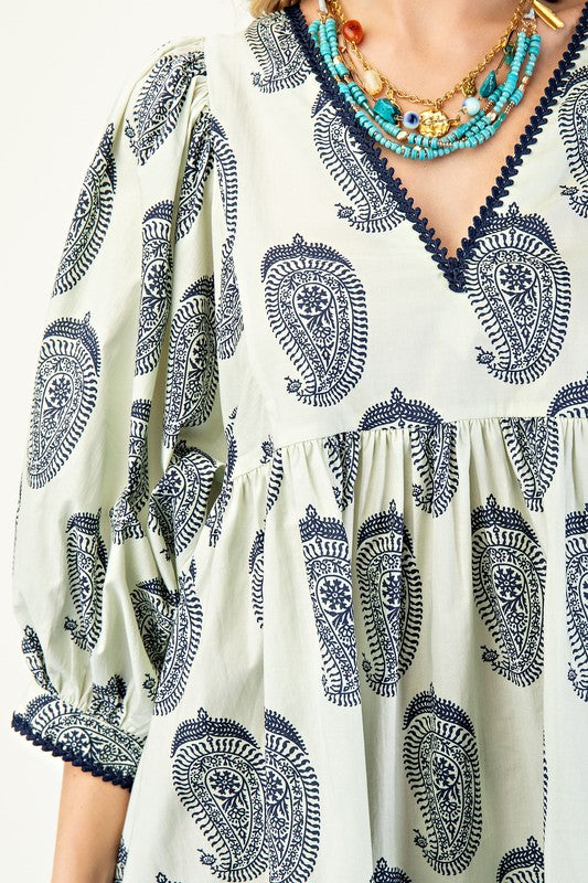 Shopping Around Cream Dress
