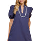 Teach Me The Way Navy Dress