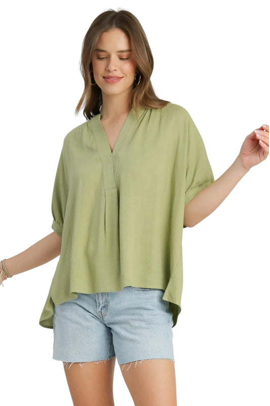 Wait For The Call Sage Top