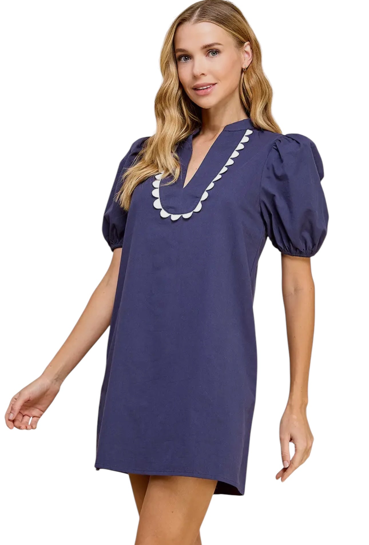 Teach Me The Way Navy Dress