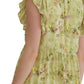 The Goddess She Is Lime Dress