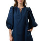 She Is Fierce Navy Dress
