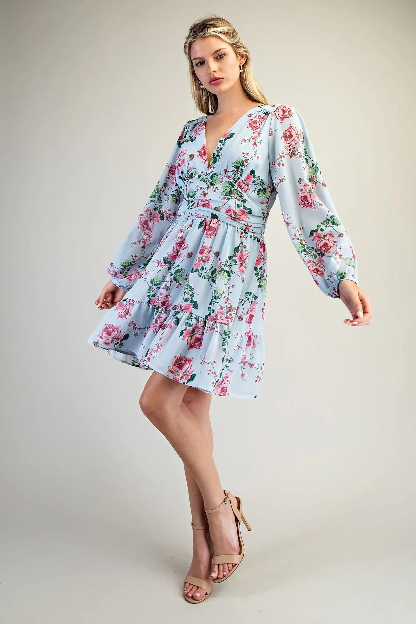 Give In To Me Floral Dress