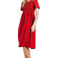 Through The City Red Dress