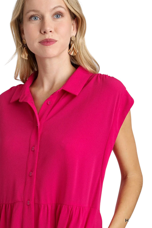 Feels Like A Dream Magenta Dress
