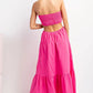 Weekend Getaway Pink Midi
