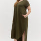 Swing Into The Store Olive Dress