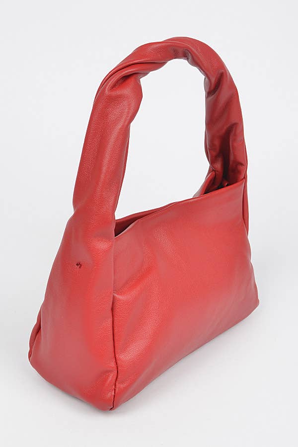 The Becca Clutch Bag: Deep Red