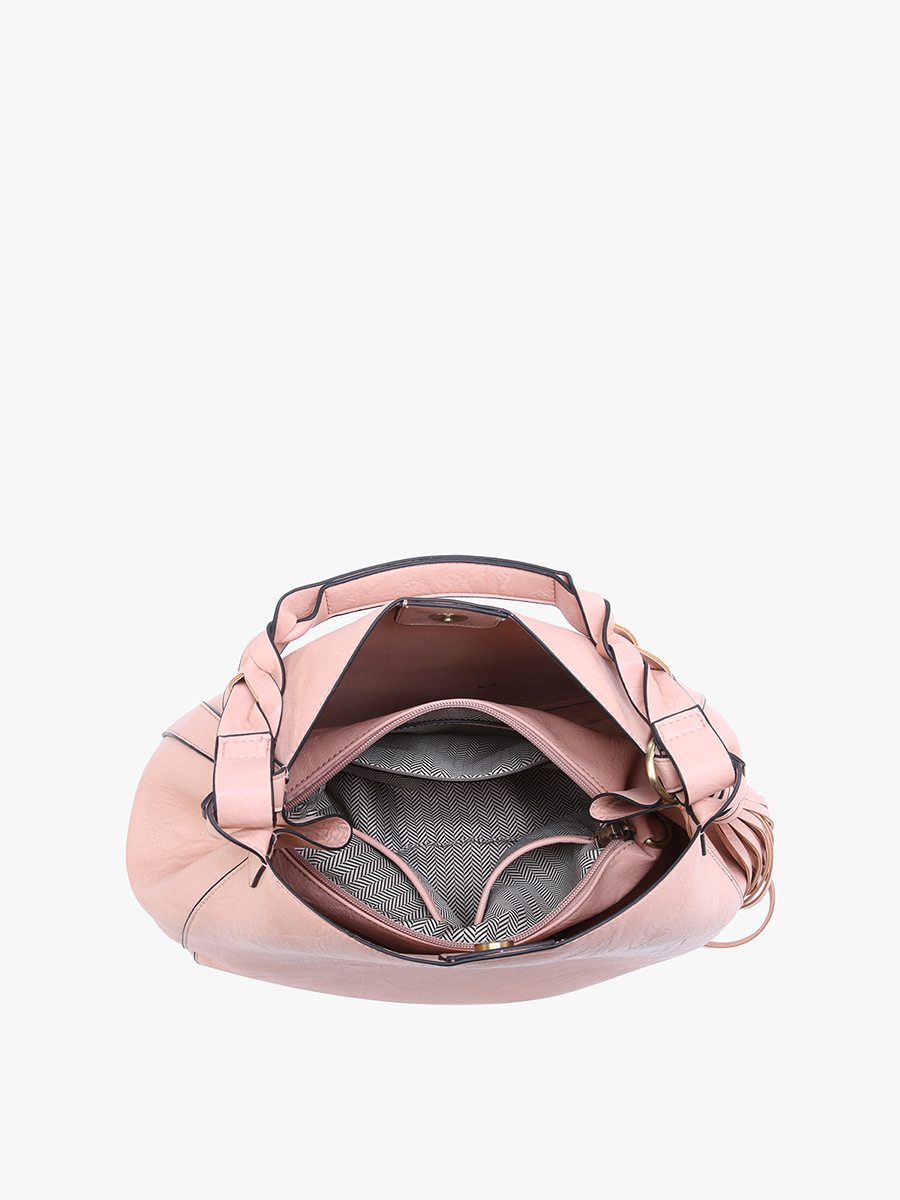 Eloise Tassel Handbag: Lt. Olive