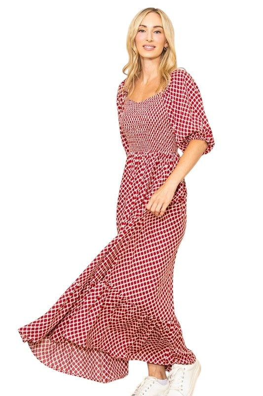 Cherry On Top Plaid Dress