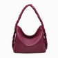 Delia Hobo Bag: Plum