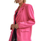 Hot Pink: My Fun Side Silk Blazer