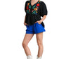 Something Extra Embroidered Top