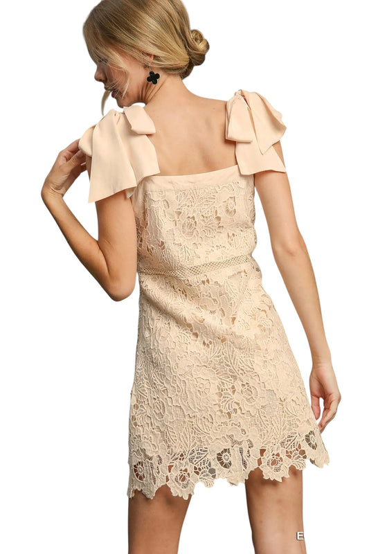 Steal The Show Cream Dress