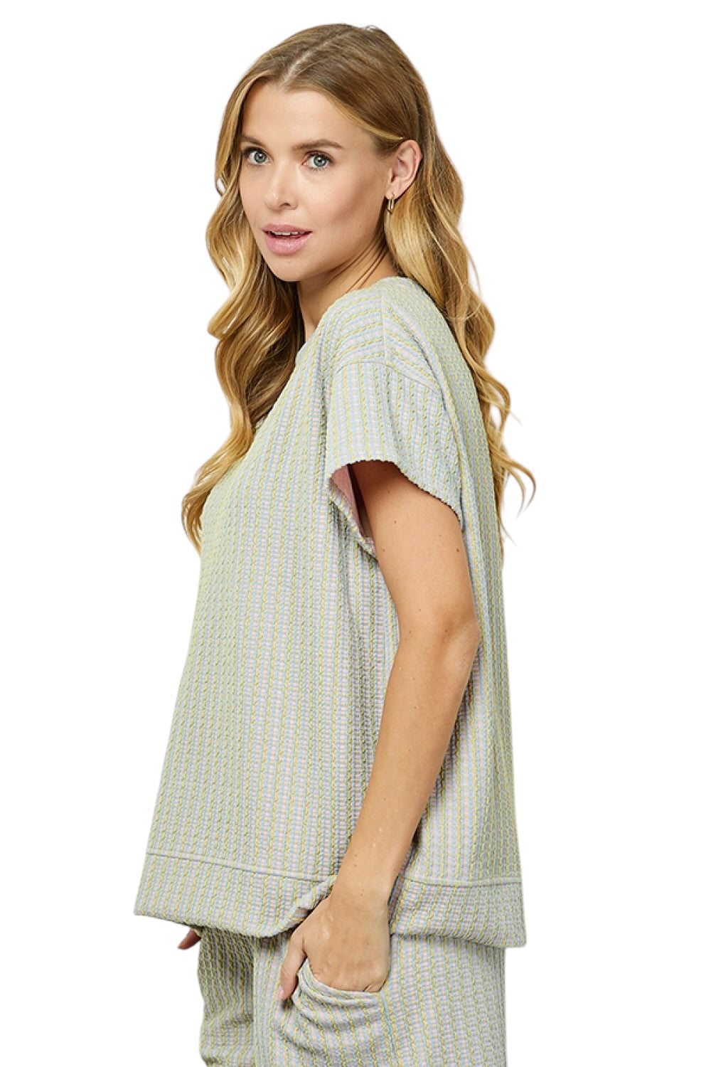 Chic Knit Sky Blue Mix Set