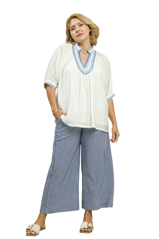 (P) Contemporary Puff Sleeve Top
