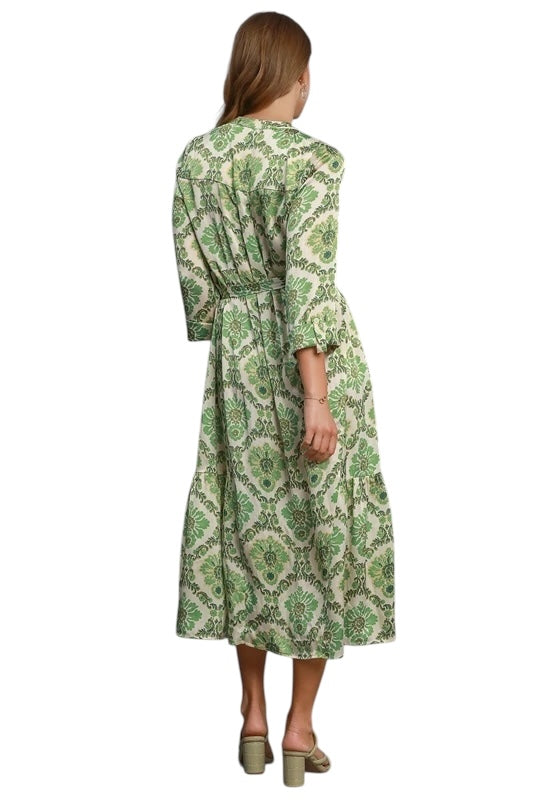 Sweet Surprise Green Mix Dress