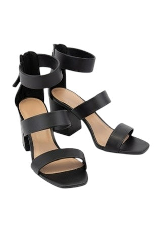 The Dominique Black Heel