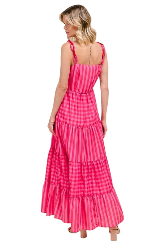 Give In To Me Mixed Stripe Dress