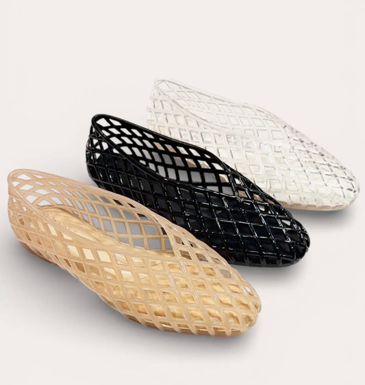 The Tess Clear Jelly Slip On