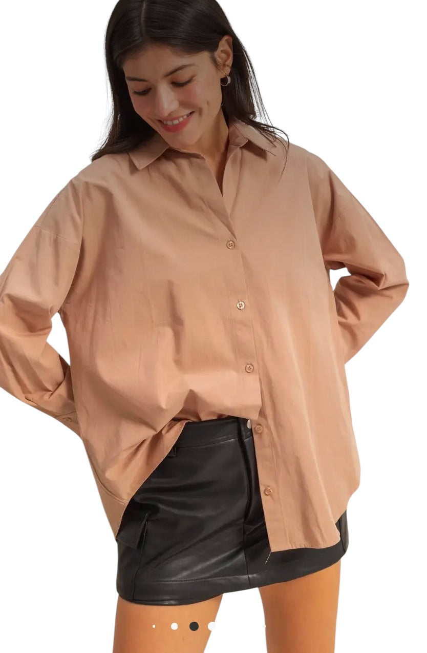Summer Breeze Taupe Top