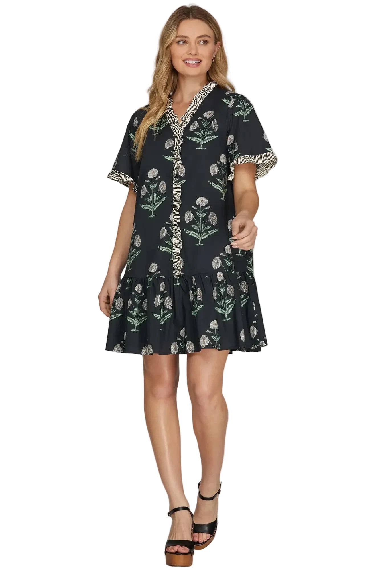 Sway To The Beat Navy Dress