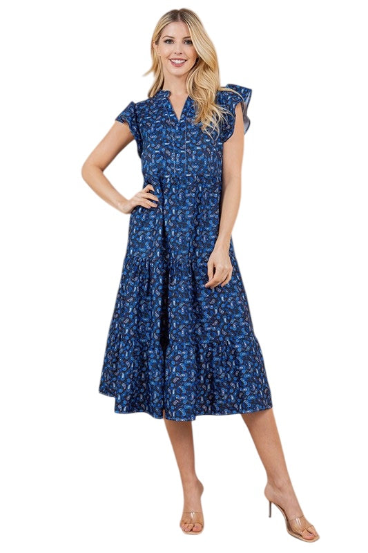 Leader Of The Crowd Paisley Dress