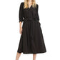 Black: It Just Clicked Midi Dress