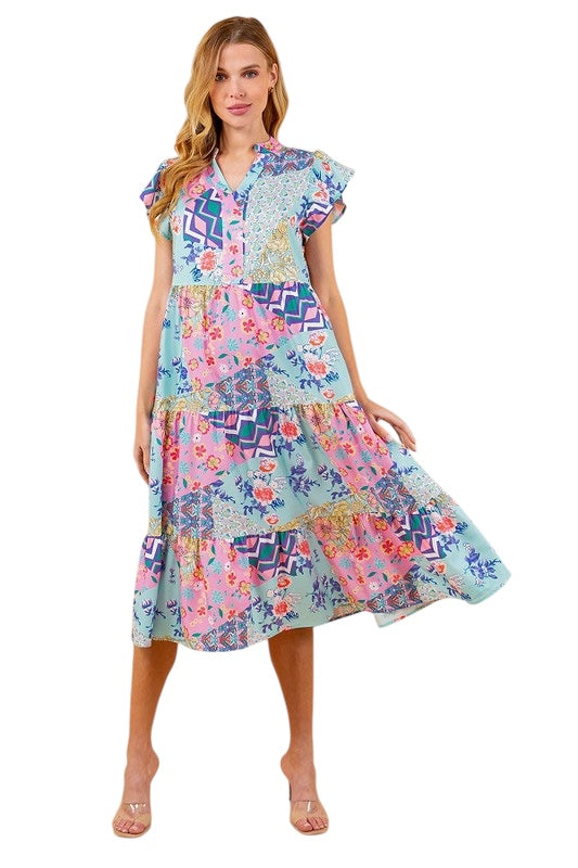Reservations Made Midi Dress