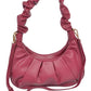 The Carrie Shoulder Bag: Burgundy