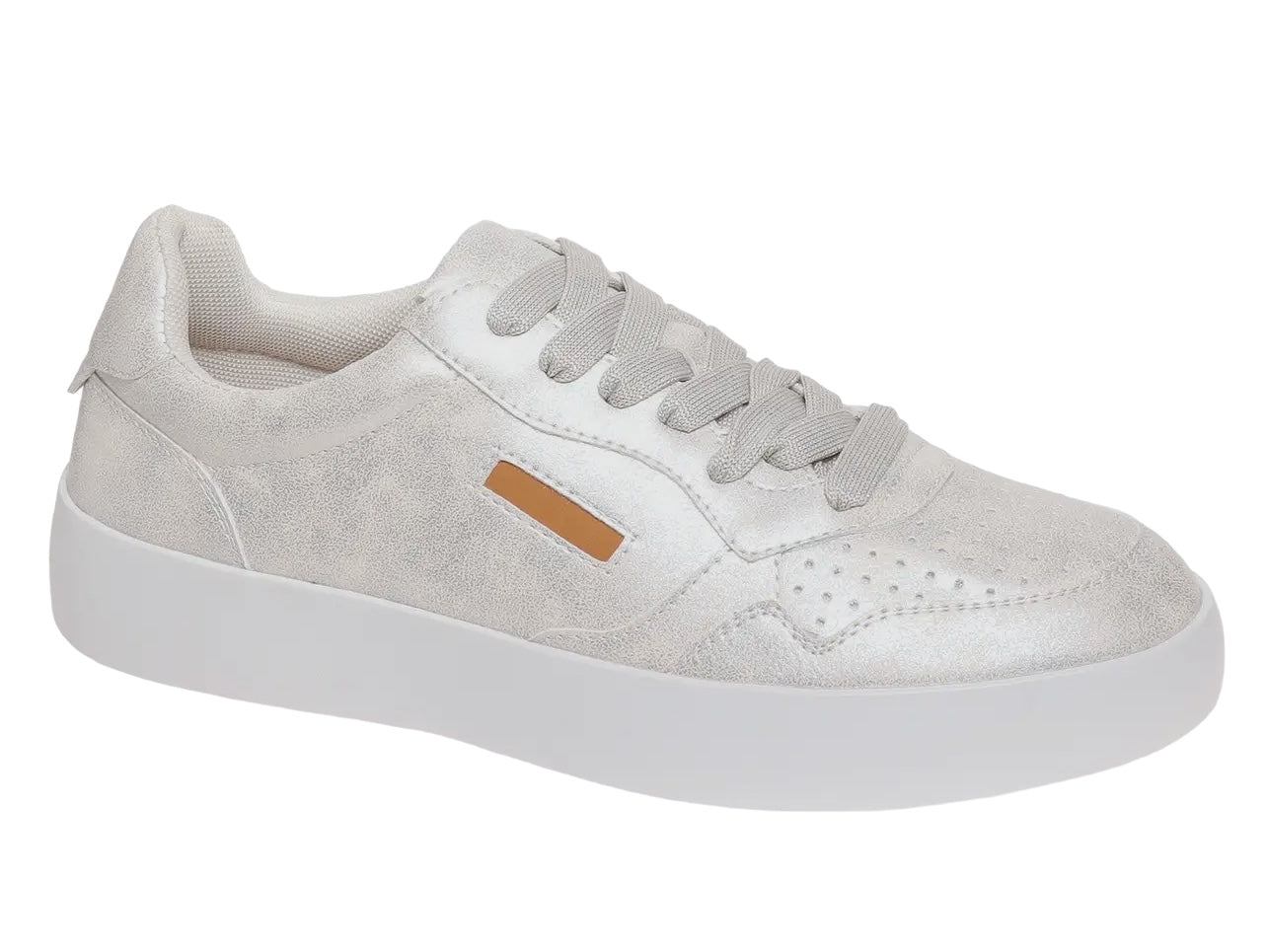 The Shauna Silver Wash Sneaker