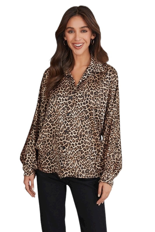 Wanting More Leopard Top