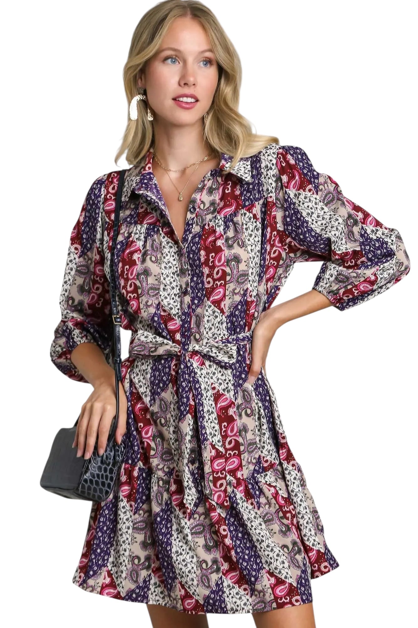 Worth The Wait Magenta Mix Dress