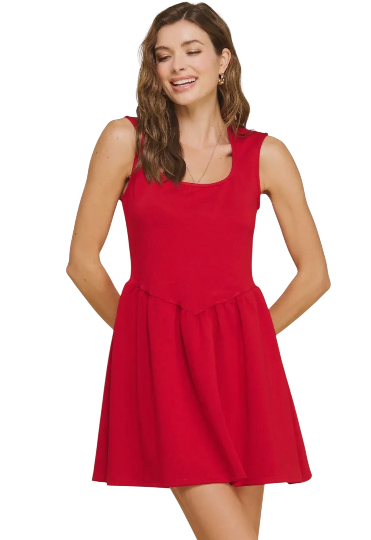 Sweet As Ever Red Dress