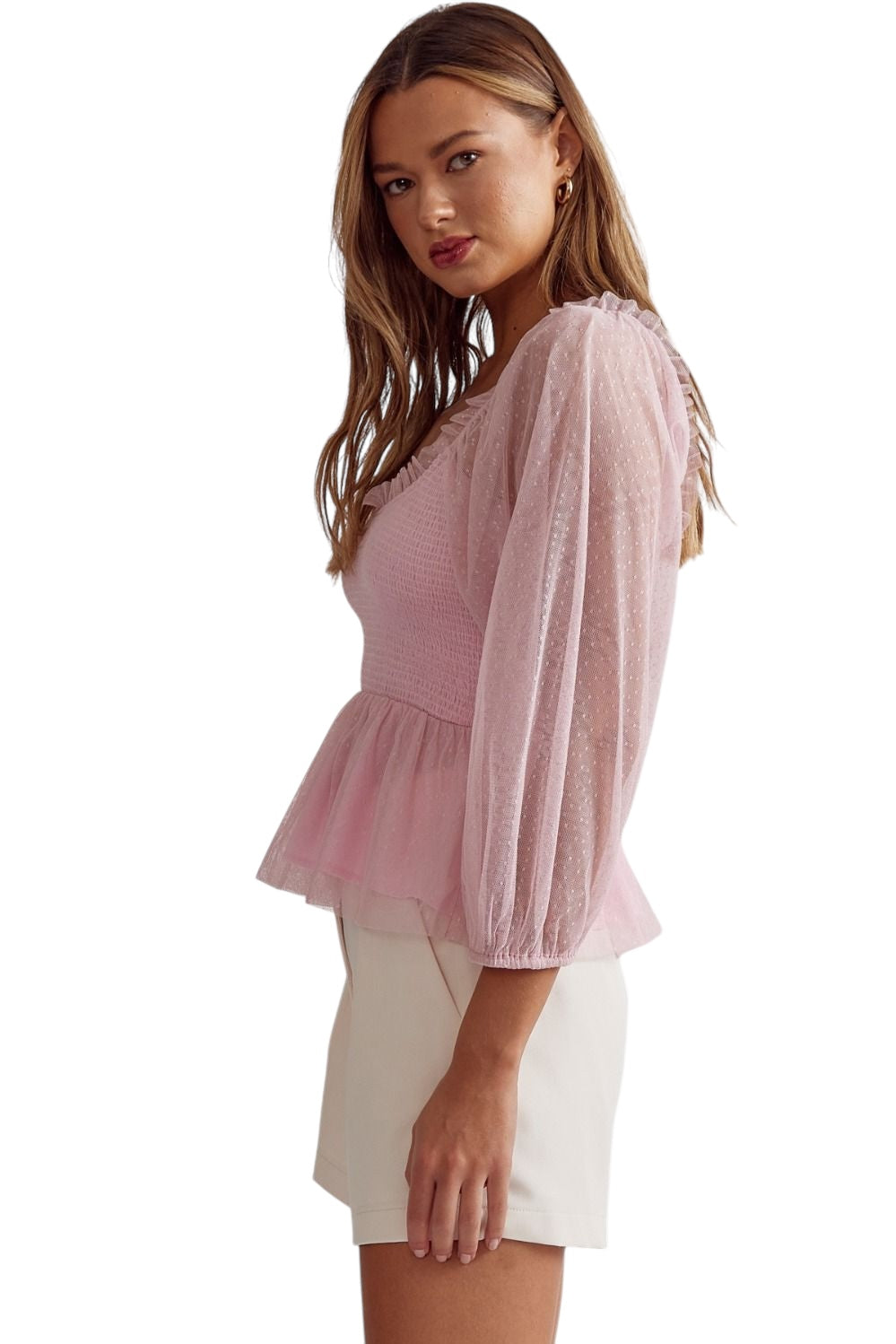 Stay Awhile Rose Pink Top