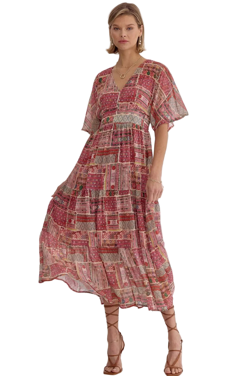 Was Made For Vacation Red Dress