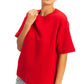 Stacy Red Terry Top