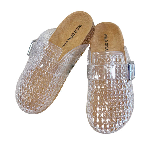 The Ginny Clear Slip-on