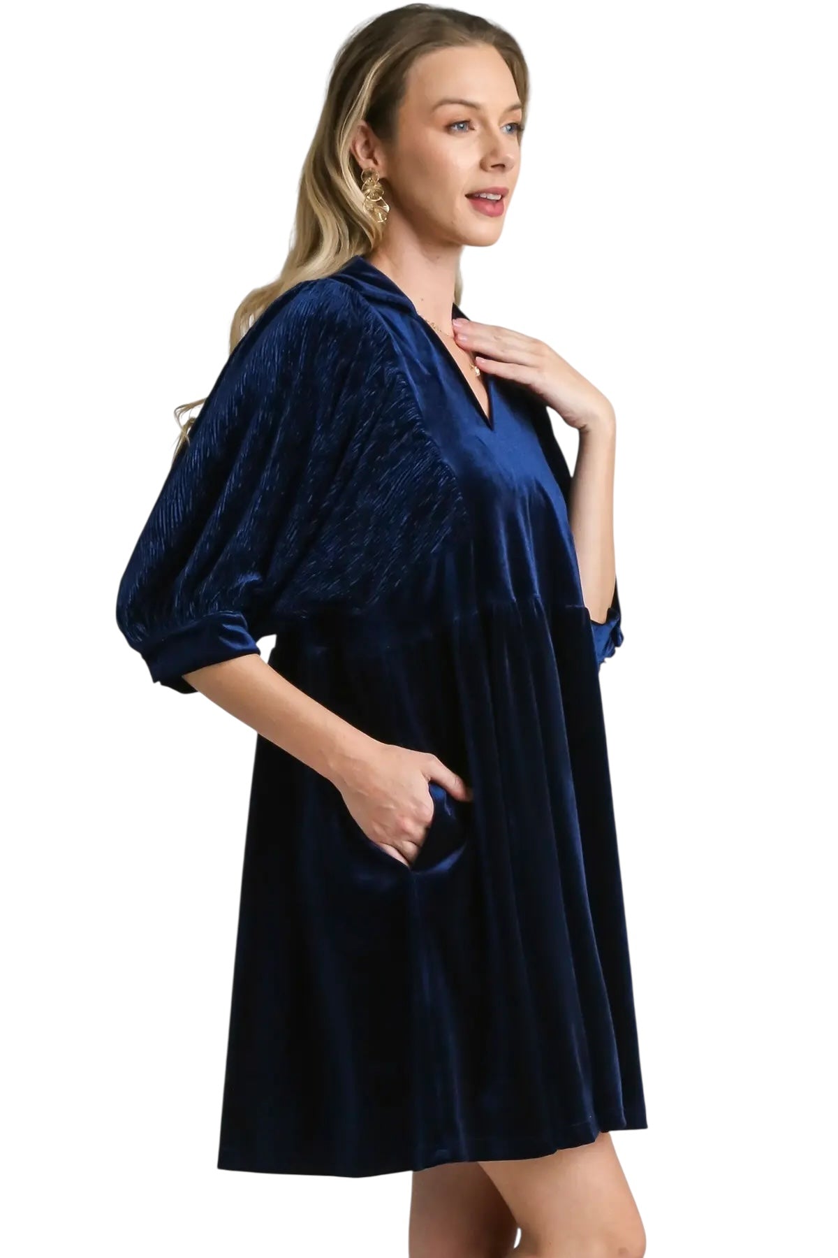 Life Of The Party Navy Dress