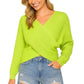 Late Nights Lime Sweater Top