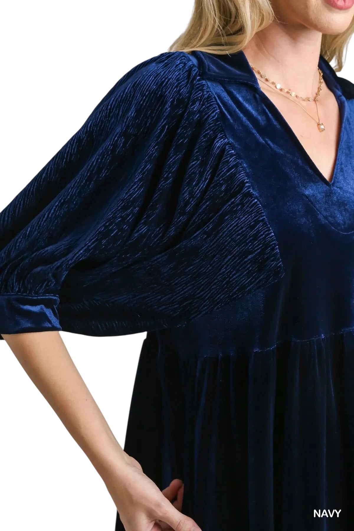 Life Of The Party Navy Dress