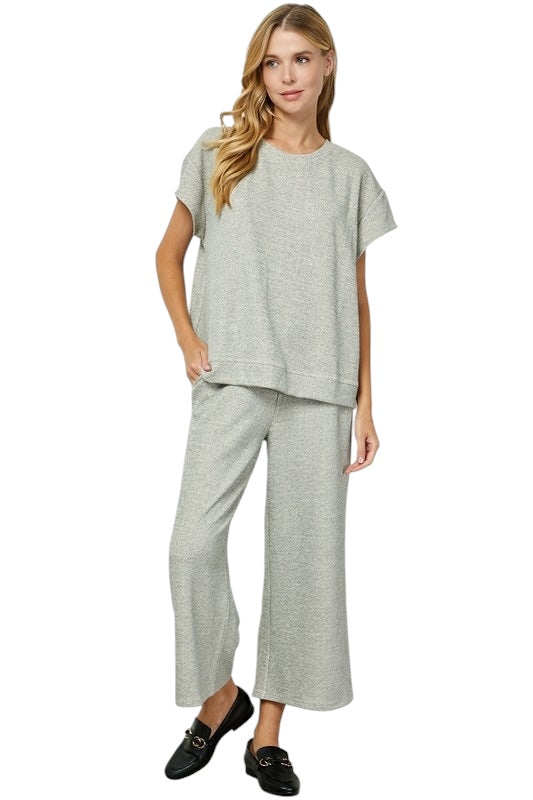 Comfortable Of All Gray Top