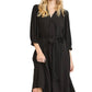 Black: It Just Clicked Midi Dress