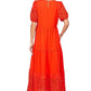 Young A Heart Orange Dress