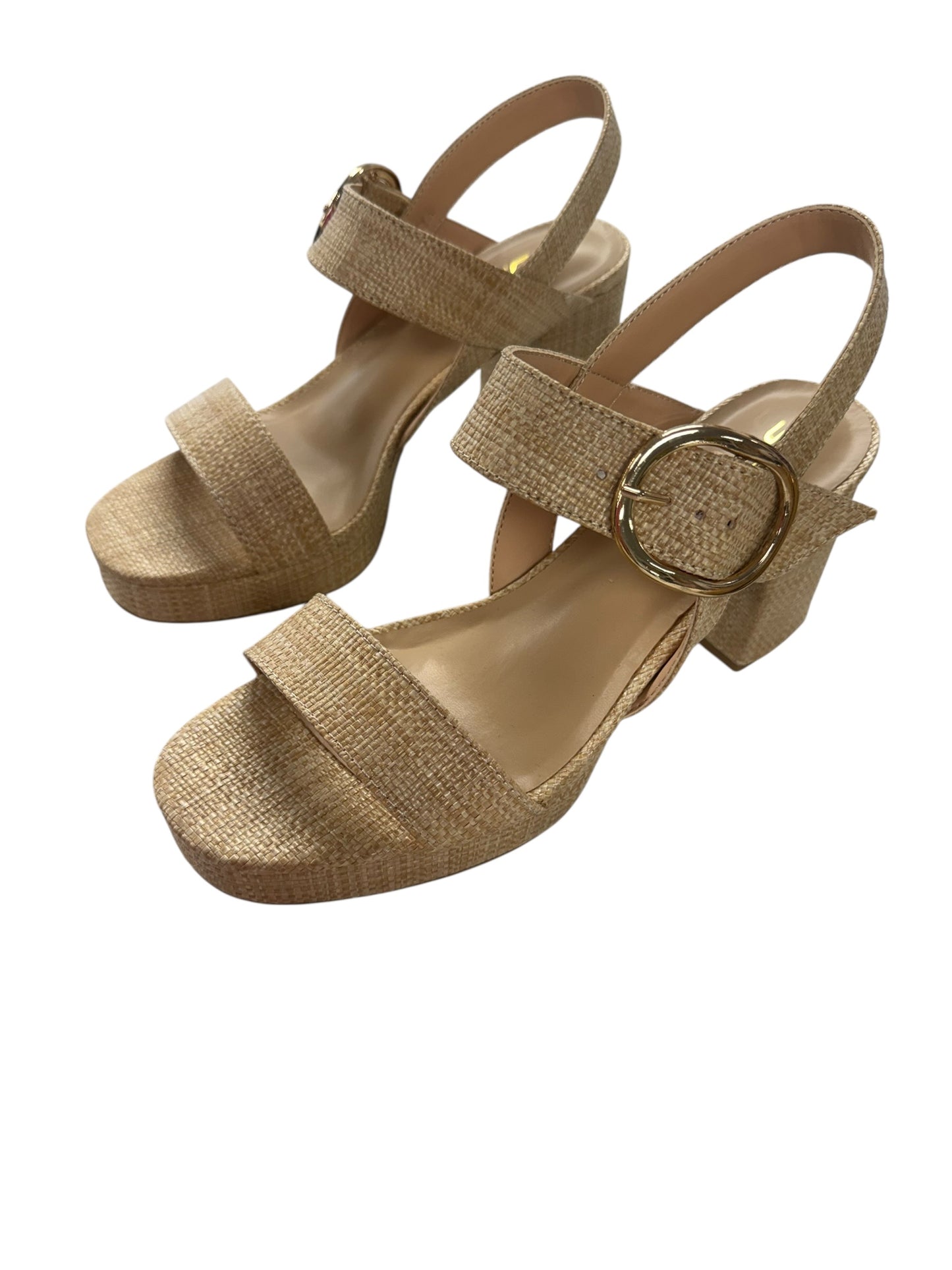 The Tiffany Raffia Heel