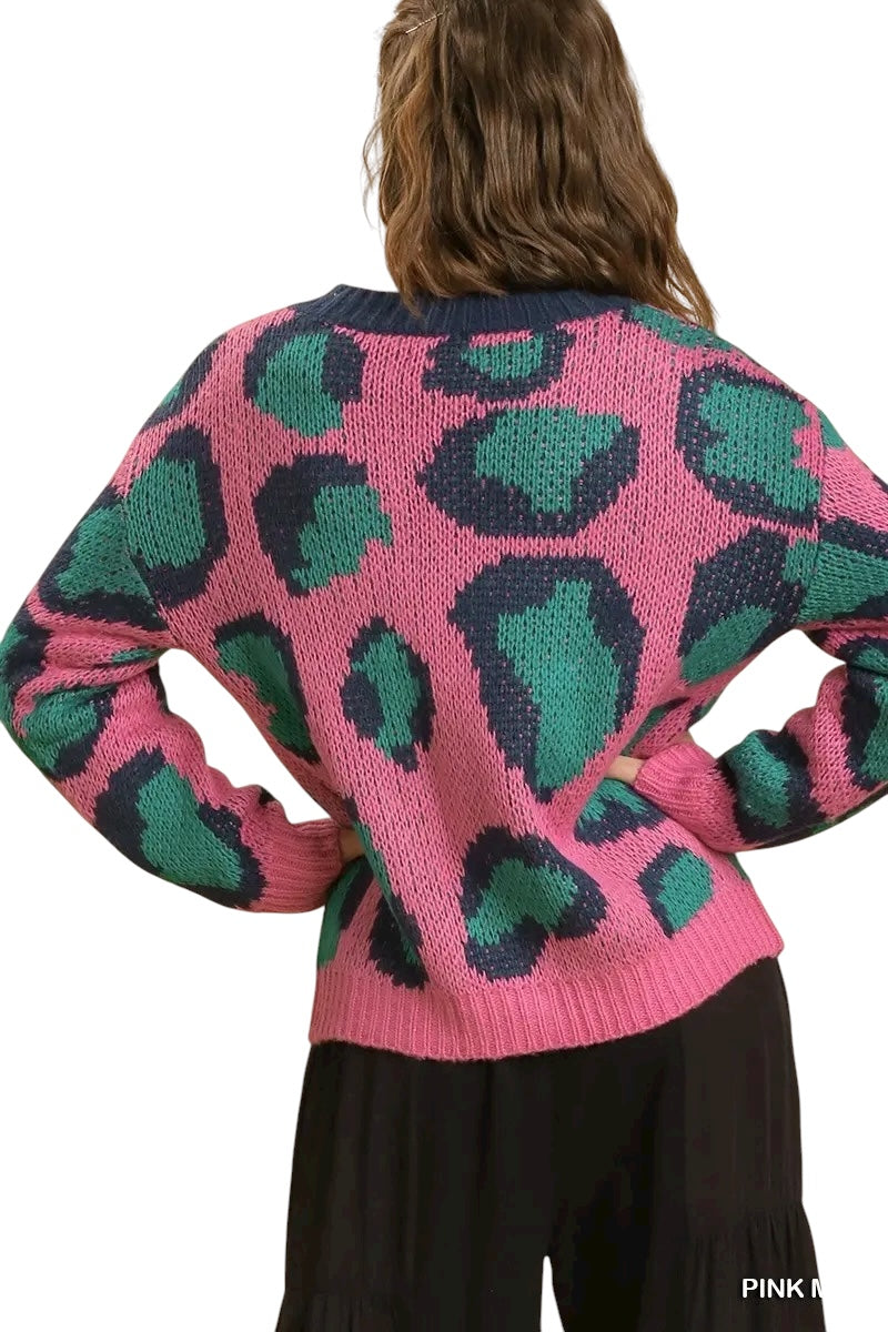 Wild About You Pink Cardigan