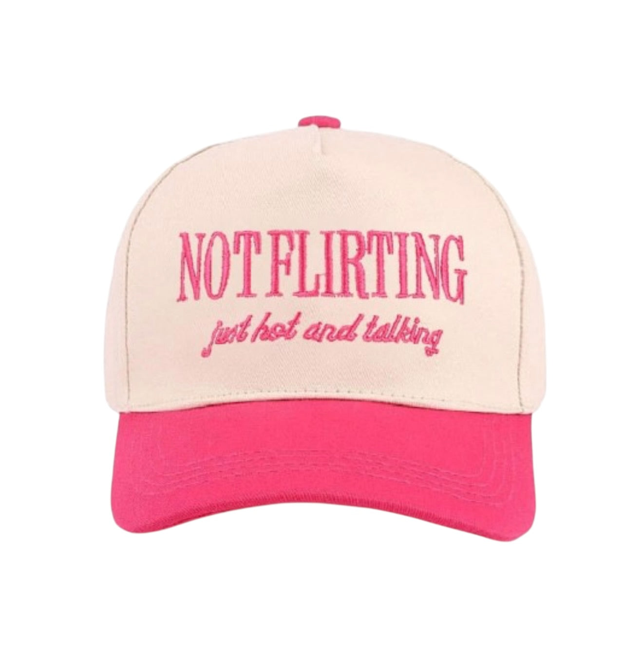 Stitched Not Flirting Hat