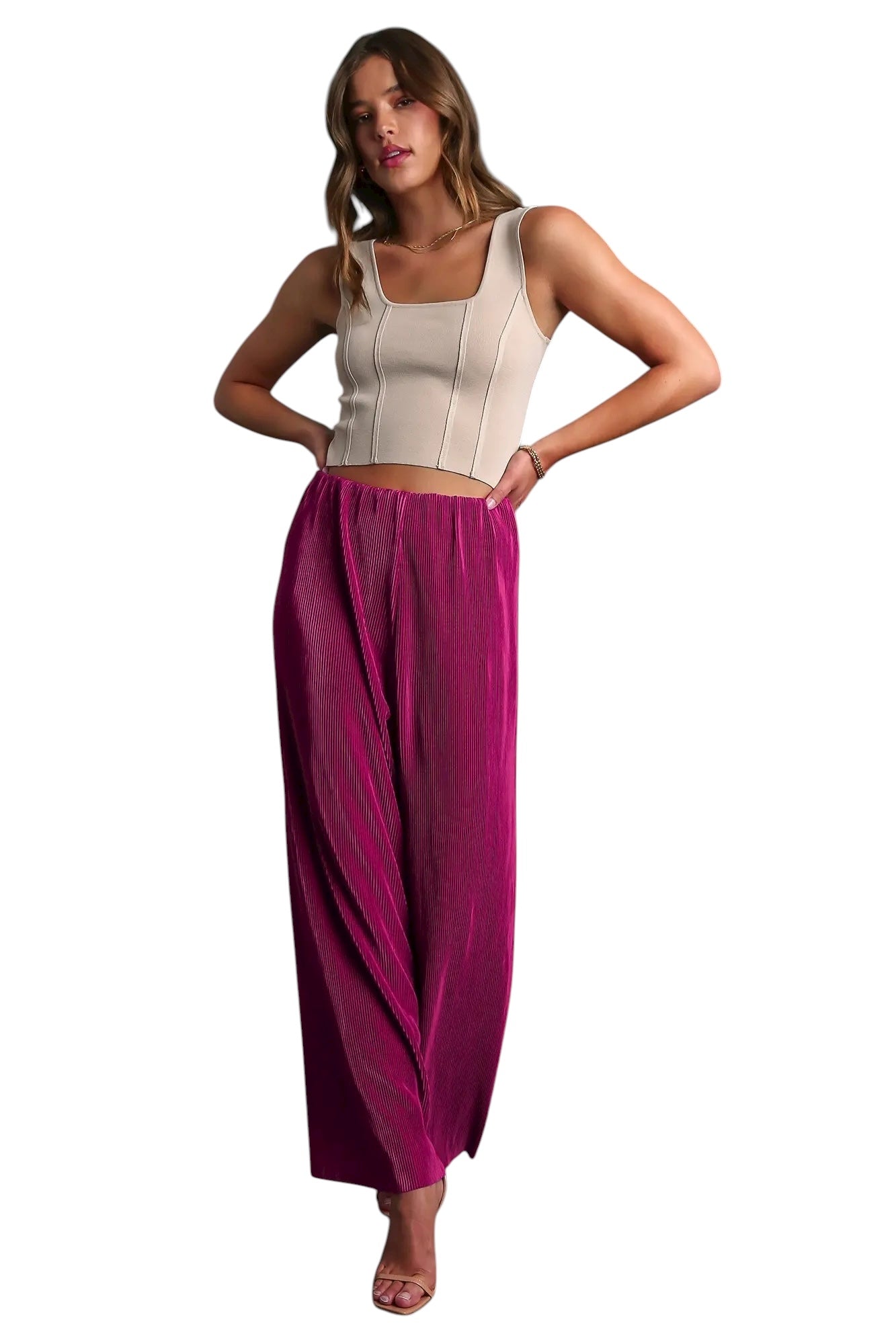 Magenta: Pep In Your Step Pant