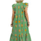 (P) Elevated Vacation Mint Mix Midi Dress